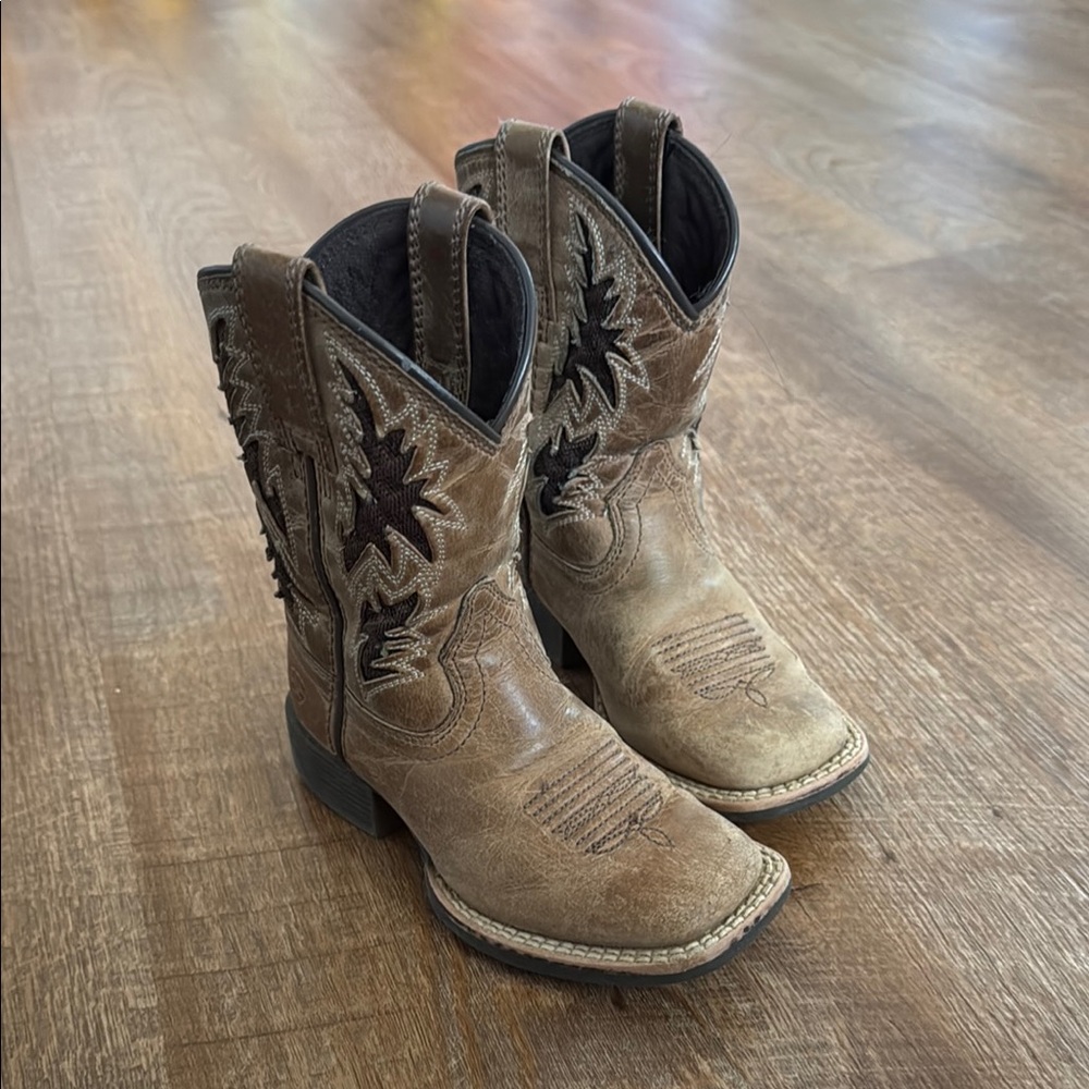 COPY - Kids Western Cowboy Boots - Brown